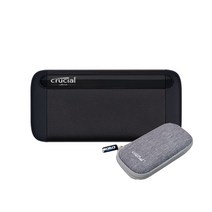 마이크론 크루셜 X8 Portable 외장SSD, 2TB, 블랙