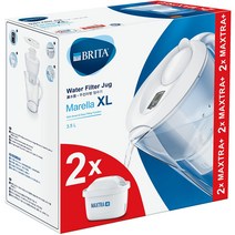 브리타 마렐라XL 화이트 3.5L+한국형 필터1개 기본구성, 1개, Marella XL White