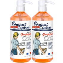 부케가르니 에코 1종 주방세제 자몽향, 2개, 750ml