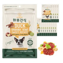 와그작 강아지 하루간식, 오리 + 고구마 + 키위 + 바나나 혼합맛, 14개입
