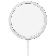 테크파이 맥세이프 호환형 무선 충전기 2m, 화이트, 1개