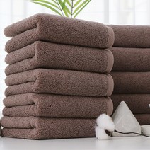 코튼클라우드 호텔수건 200g 30수 코마사, 브라운, 10개
