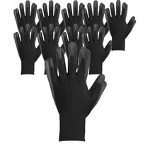 생활공식 방수코팅 다목적 장갑 좌우세트 S, 블루, 10세트