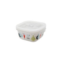 젠한국 런치 ISAK 정사각 밀폐용기 320ml, 1개