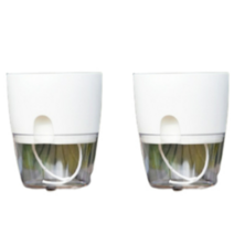 12라운드 자동급수화분 2p, 화이트