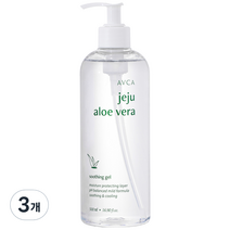 아브카 제주 알로에 베라 수딩 젤, 3개, 500ml