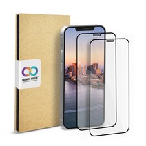 인피니티쉴드 풀커버 4D 강화유리 휴대폰 액정보호필름 2p, 1세트