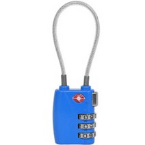 [tsa키] HICKIES 3중번호잠금 와이어 TSA 자물쇠