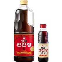 샘표 진간장 S 1.7 L + 진간장 금F3 500 ml, 1세트