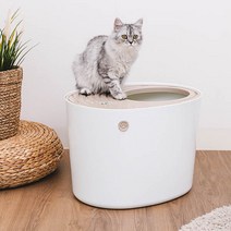 아이리스 고양이 화장실 PUNT-530, 화이트, 1개 대표사진