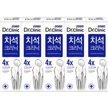 2080 닥터크리닉 1450 고불소 치석치약, 140g, 5개