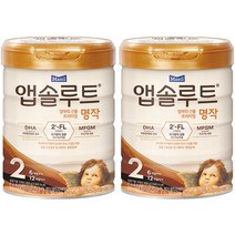 앱솔루트 명작 2FL 분유 2단계, 800g, 2개