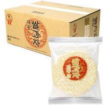 제왕 쌀과자 원형 바삭한맛, 1kg, 1개