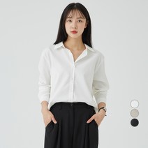 [여성카라셔츠] 캐럿 여성 소프트터치 레귤러핏 셔츠 블라우스