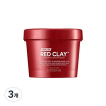 미샤 아마존 레드 클레이 모공 마스크 110ml, 1개입, 3개