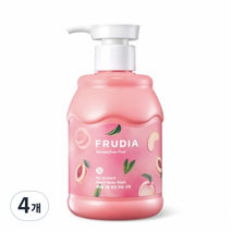 후르디아 마이 오차드 복숭아 너리싱 바디워시, 350ml, 4개