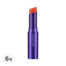 듀이셀 틴투어링 틴트밤 4.5g, 02 레어코랄, 6개