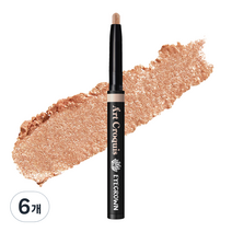 EYECROWN 아트크로키스틱 판타스틱 아이섀도, 베이비스틱, 6개