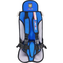 셀파 바우만 카시트 SBK-S9004 + 가슴 안전쿠션 패드 랜덤발송 + 파우치, 블루