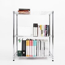 팬물산 750 멀티 3단 선반, 크롬