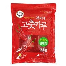 복이네먹거리 중국산 안매운 고춧가루 순한맛 김치용, 500g, 1개