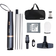모런 싸이클론 차량용 미니 무선청소기 v5 + 파우치 + 필터 + 인테리어 글러브 + 타월 세트, 메탈그레이(청소기), MORUN-V5(청소기)