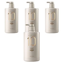 미쟝센 살롱 플러스 클리닉 10 샴푸 극손상모발용, 990ml, 4개
