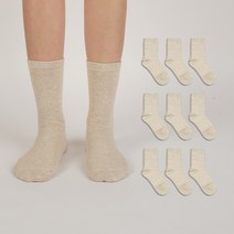 노디자인 여성용 스트롱 무지 중목 양말 10켤레