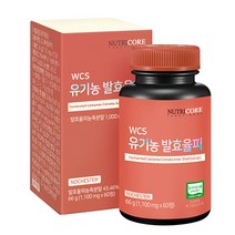 뉴트리코어 WCS 유기농 발효율피 NOCHESTEM, 60정, 1개