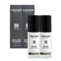 더블유드레스룸 드레스퍼퓸 70ml, No.98 시크릿머스크, 2개입