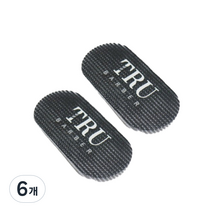 헤어즈 바버샵 헤어 그리퍼 투블럭 찍찍이, 블랙, 6개