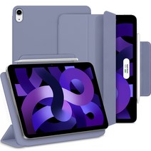 뷰씨 폴리오 마그네틱 애플펜슬 커버 태블릿PC 케이스, 라벤더