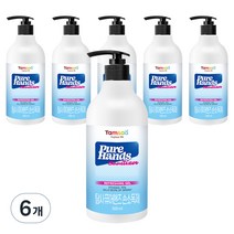 탐사 퓨어 핸즈 에탄올 70% 손소독제, 500ml, 6개