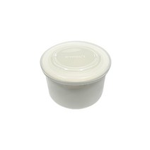 블루마마 도자기 이유식 밀폐보관용기, 화이트, 1개