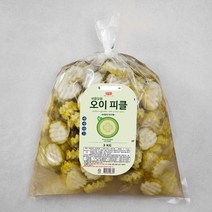 나무새 새콤달콤 오이피클, 3kg, 1봉