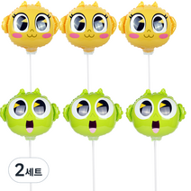파티쇼 캐릭터 스틱풍선 신비아파트 2종 x 3p, 혼합색상, 2세트