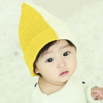 무슈 유아동용 베베 투톤 비니