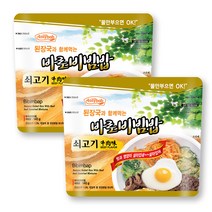 이지밥 바로비빔밥 쇠고기, 140g, 140ml, 2개