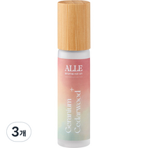 알레 아로마 롤온 제라늄 시더우드, 10ml, 3개