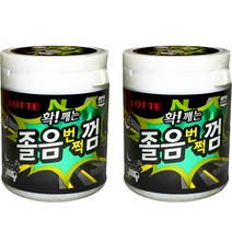 롯데 확 깨는 졸음 번쩍 껌, 87g, 2개