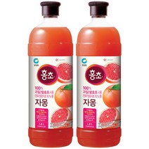 청정원 홍초 자몽, 1.8L, 2개