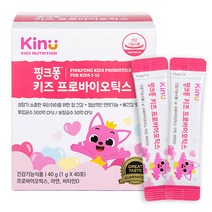 키누 핑크퐁 키즈 프로바이오틱스 40p, 1개, 40g