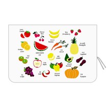 바니바니 차량용 햇빛가리개 아스킨 + 끈 랜덤발송, 암막 - 09_과일나라, 1세트