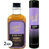 에빈 엣지 그루밍 토닉 워터왁스 슈퍼하드 300ml + 스파디어 스프레이 300ml 세트, 2세트