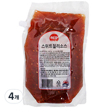 해표 스위트 칠리소스, 2kg, 4개