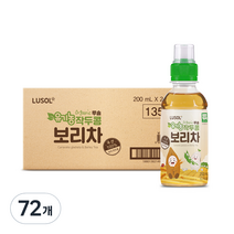 루솔 유기농 작두콩 보리차 200ml x 24p, 72개, 혼합맛