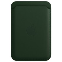 Apple 정품 아이폰 맥세이프 가죽 카드지갑, 세쿼이아그린, 1개