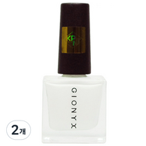 지오닉스 프로페셔널 네일래커 시험용 17ml, 화이트, 2개