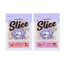 캐티맨 반려동물 게살 슬라이스 100g + 도미 슬라이스 100g 세트, 1세트, 도미맛, 게살맛