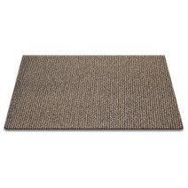 순수 코일 현관매트 120 x 70 cm 두께 12mm, 베이지 + 브라운, 1개
